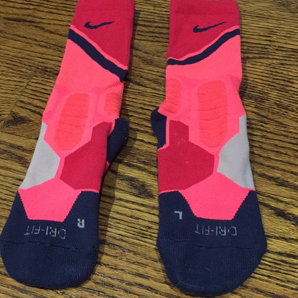 pink elite socks